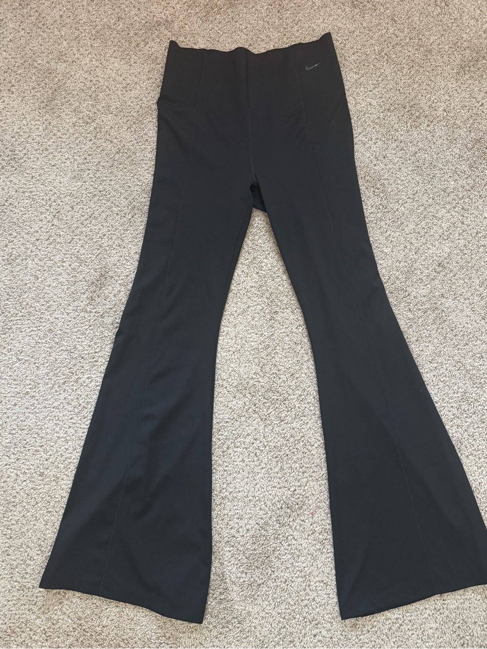 Nike Black Flared Leg Athletic Pants